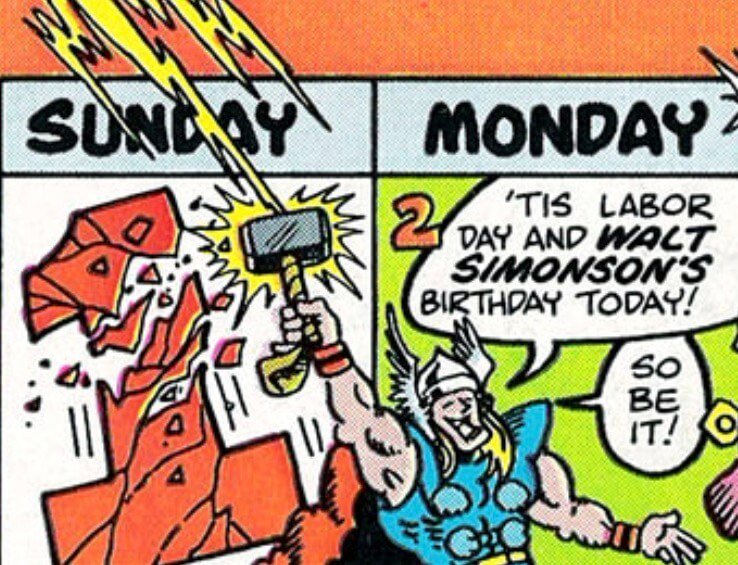HAPPY BIRTHDAY WALT SIMONSON!  