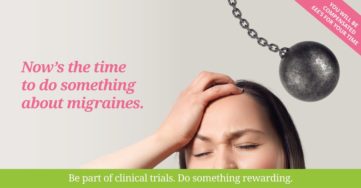 It's the start of #migraineawarenessweek

Many patients who take medication for their migraine report sleepiness and fatigue, racing heartbeat, nausea, and difficulty thinking as common side effects.

We're looking for volunteers. Visit bit.ly/2ZkzoS2 to learn more.