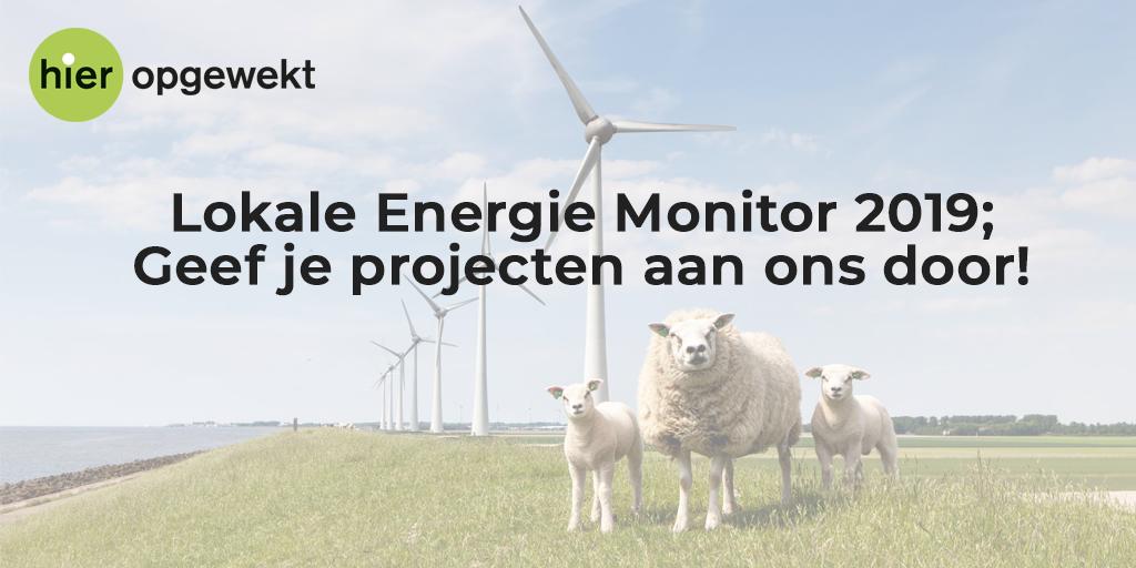 Het is weer tijd. Oproep Lokale Energie Monitor 2019! Energiecoöperaties: geef je projecten en plannen door aan <a href="/hieropgewekt/">HIER voor energie-initiatieven</a>! Lokaal actief,  landelijk impact. Met de Monitor maken we dat zichtbaar. Laat van je horen! hieropgewekt.nl/#lem2019 #LEM2019