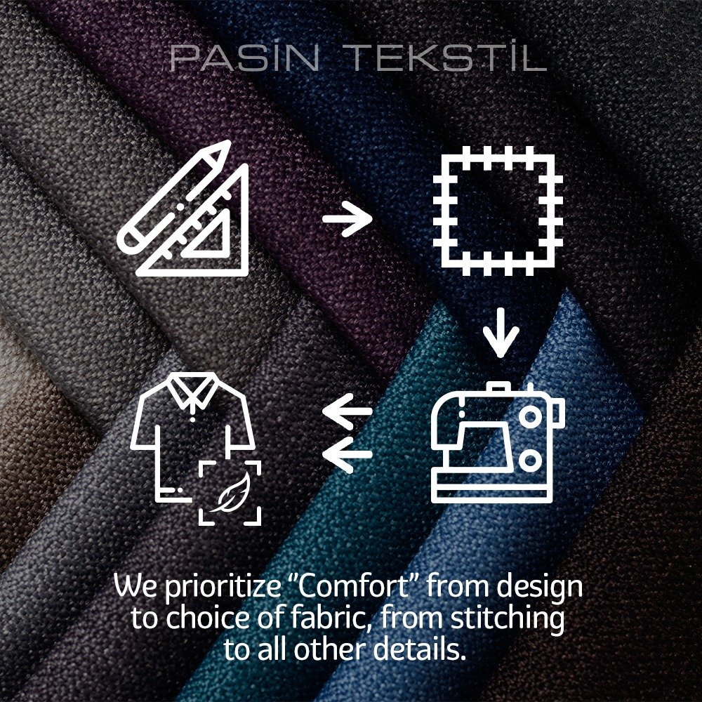 pasintekstil's tweet photo. We prioritize ‘’Comfort’’ from design to choice of fabric, from stitching to all other details. 

For more information please visit our website: 
https://t.co/AFdVXv3JIl

#pasintekstil #textile #work #corporatewear #tailormadesolutions #teamwear #design #workwear  #uniform https://t.co/mdXr8Wr96x