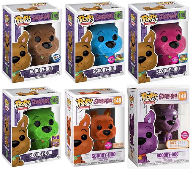 flocked scooby doo funko pop