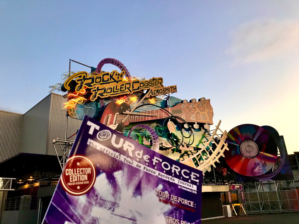 LoopnFR's tweet photo. [CONCOURS] Afin de célébrer la fermeture de l'attraction Rock'N'Roller Coaster, @LoopnFR te fais gagner le magasine collector TOUR DE FORCE ! 
Pour participer, rien de plus simple : retweetes ce tweet et abonnes-toi au compte @LoopnFR. Tirage le 20 septembre ! 

Here we GOOOOOO ! https://t.co/KY2Jgu4y40