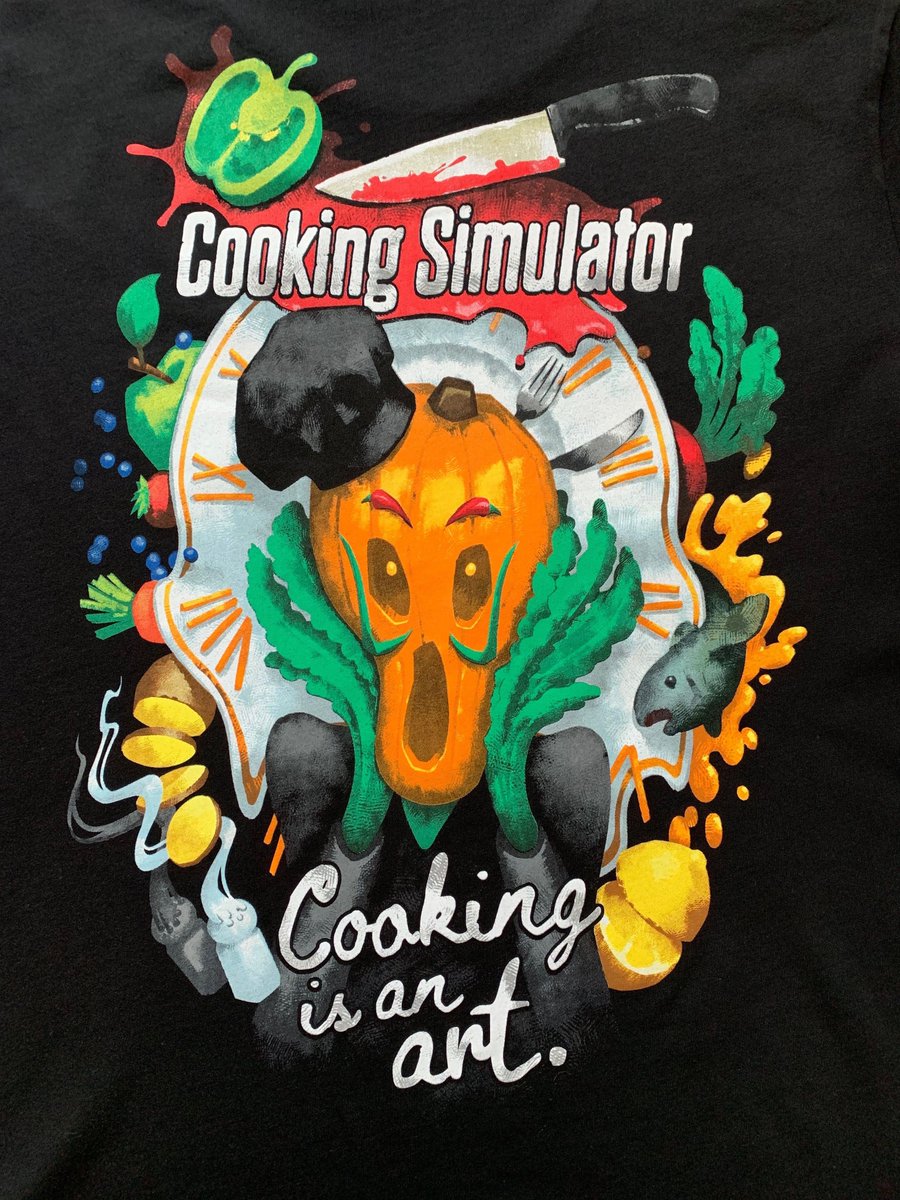 cookingsim's tweet photo. You still got a chance to #win a t-shirt👕👨🍳
1. Follow @cookingsimon Twitter
2. Show your best/worst/spectacular/cheesy Cooking Simulator screenshot📸
3. Share it using #CSBestScreenshot hashtag and don't forget to tag @cookingsim!
Full #contest rules: https://t.co/9fIIalL3aH https://t.co/RQfCdGYGaa