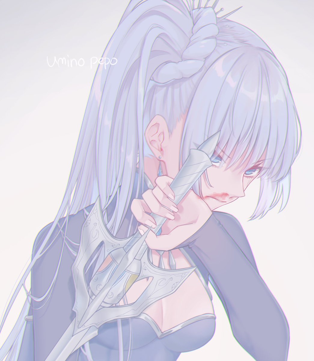 ワイス・シュニー 「【はなぢ注意❣️】Weiss #RWBY 」|海野ぺぽ🌸のイラスト