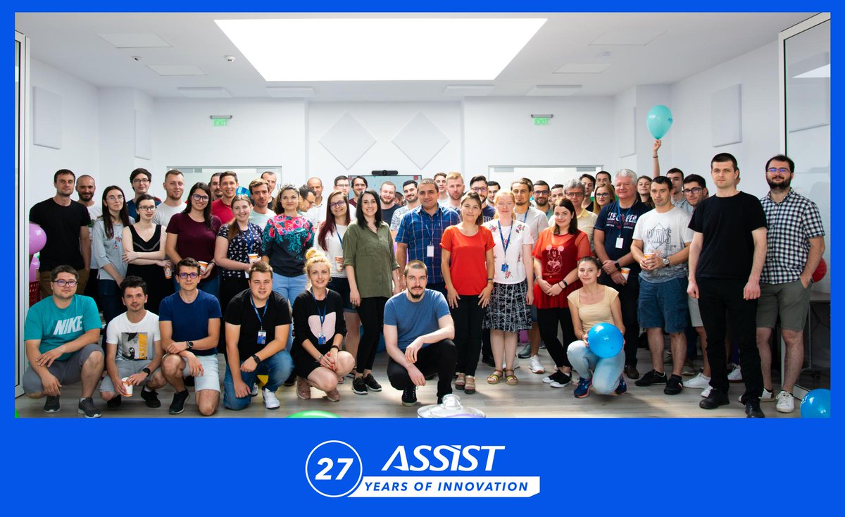 assistsoftware's tweet photo. Today, we are happy to celebrate 27 years of innovation and performance in technology, together with a team of over 180 young and passionate people.
#teamASSIST #assistsoftware https://t.co/FHtMJnbqDa