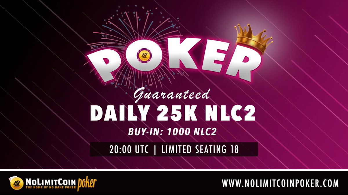 NoLimitCoin Poker tweet media