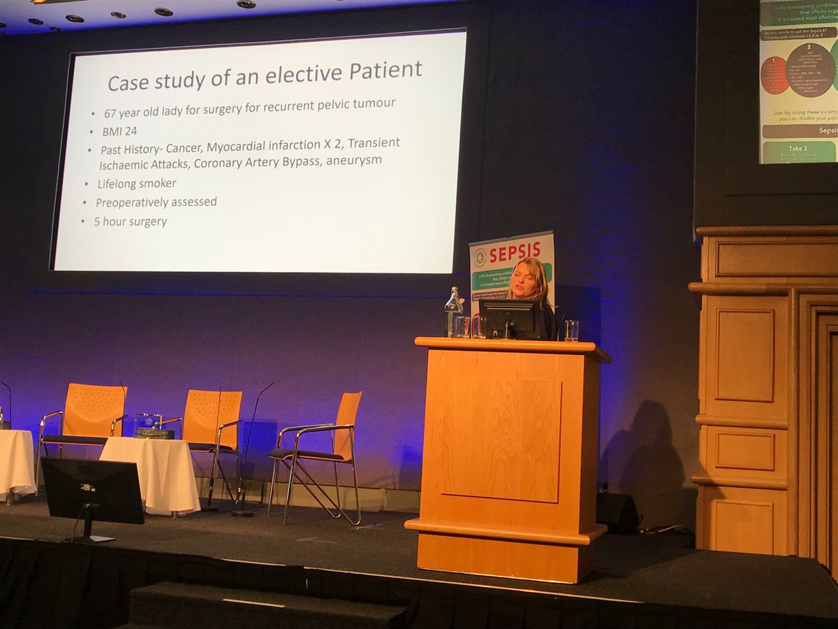 Sinead Horgan, SSWHG, presenting at the 6th Sepsis Summit on Surgical Site Surveillance