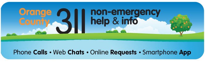 Comm_Bonilla's tweet photo. Orange County has a free line and app you can ALWAYS call for information and non-emergency assistance #HurricaneDorian. Be alert, and prepared! https://t.co/fYoymgzr6i