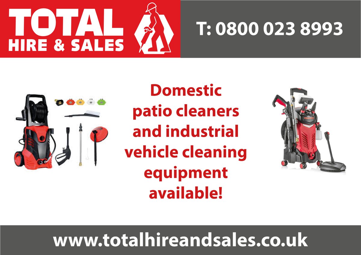 Total Hire And Sales On Twitter From Domestic Patio Cleaning To