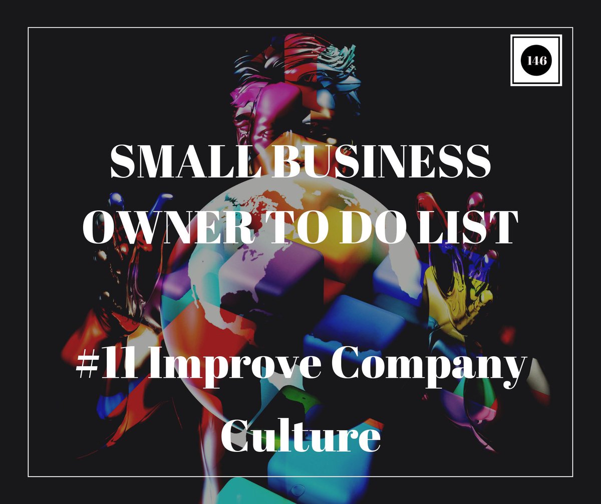 Of all 15, this one I find the most important. All things begin with foundational company culture.

👉🏼 Create core values. Who are you?
👉🏼 Have a solid mission statement. What are you here to do?
👉🏼 Be authentic. My #1

#smallbusinessowner #strategicplanning #companyculture