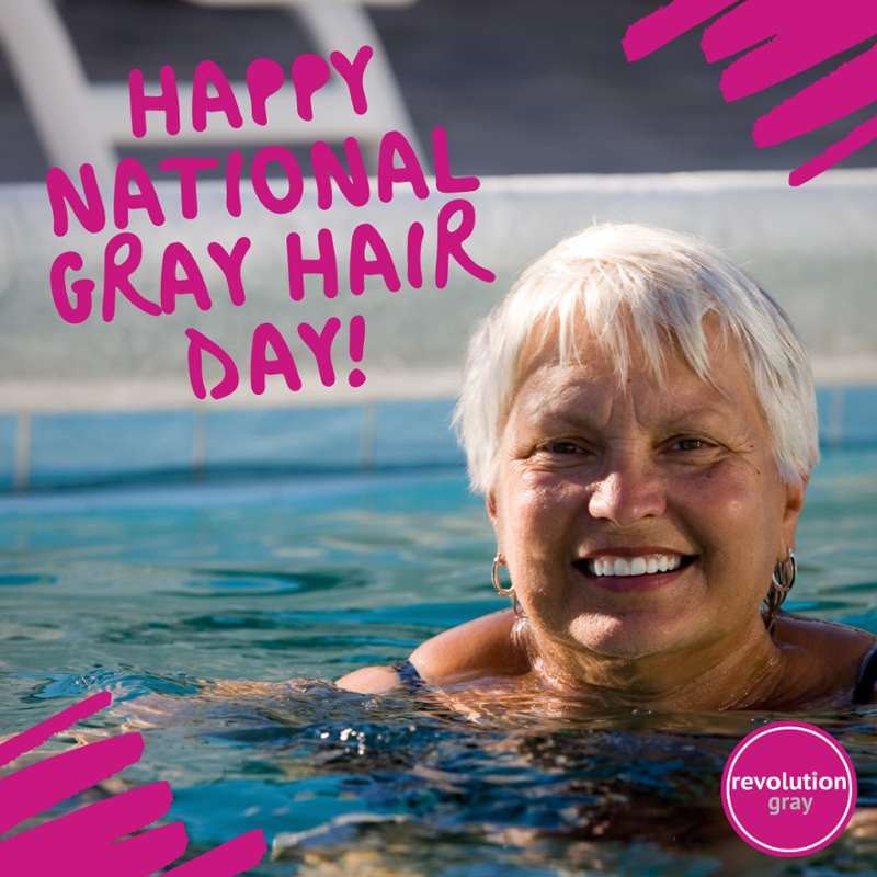realterriholley's tweet photo. Happy National Gray Hair Day! Don't be afraid to ditch the dye and live your most authentic life.  Aging is worth celebrating!

#revolutiongray #flipthescript #ageisjustanumber #agegracefully #disruptaging #proagingmovement #proagingrevolution #womenover50 #embraceyourage https://t.co/RsdOgnTt3L