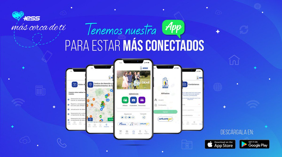 IESSec's tweet photo. Ahora nuestros afiliados, jubilados y ciudadanía en general, pueden descargar nuestra #IESSApp. 

Ingresa a ➡ https://t.co/vjFmSqstoc https://t.co/G3UYIeCwCf