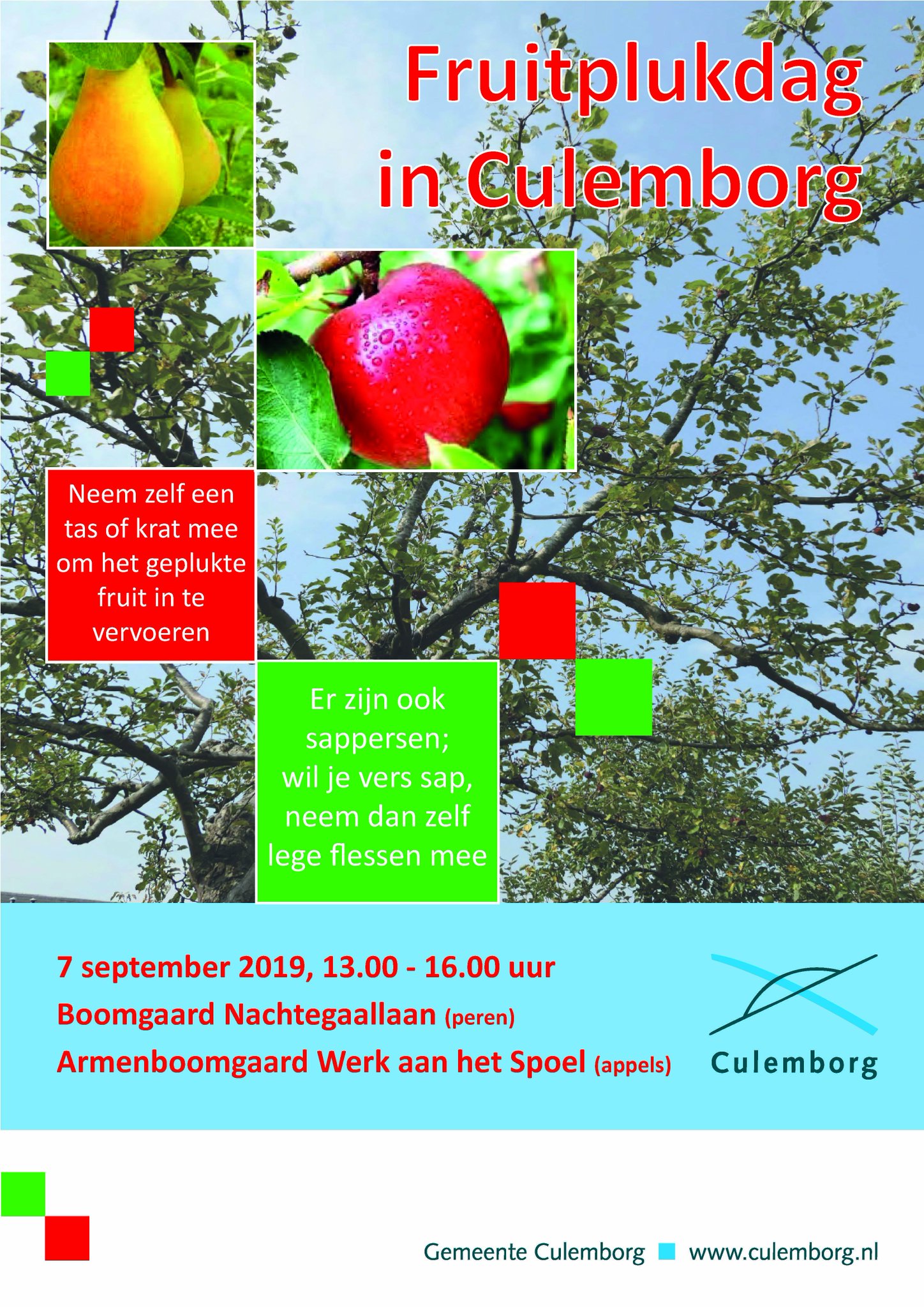 Gemeente on Twitter "Zaterdag 7 september 2019 is er tussen