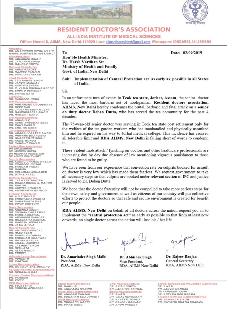 DrRebellious's tweet photo. #SaveTheDoc #SaveTheSaviour RDA AIIMS Delhi https://t.co/J50ciR6W8C