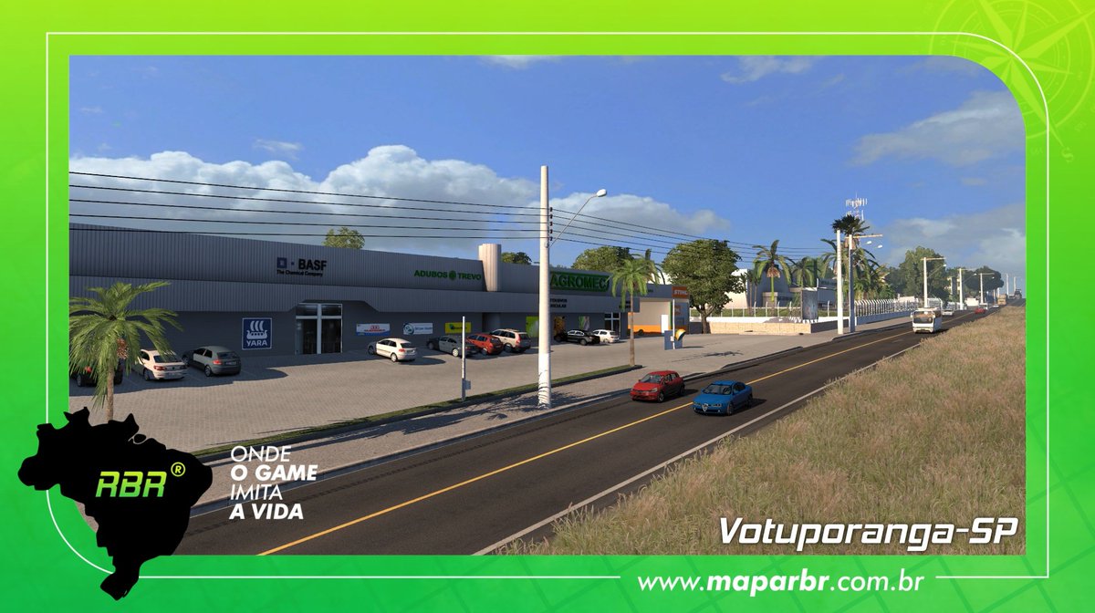 RbrMapa's tweet photo. ➡️Um Bom dia ☀️ e uma ótima semana direto de Votuporanga-SP.
Novas empresas reais, cruzamentos, texturas e muito mais é o que nos espera para esta região.

Confira no link abaixo o local real: https://t.co/AJtl3dY3VF

https://t.co/rFIOwWnx4z https://t.co/3HIcwttemO