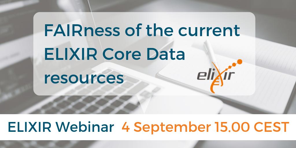 ELIXIREurope's tweet image. How to measure FAIRness of #bioinformatics resources? One of ELIXIR Implementation studies applied #FAIR metrics to ELIXIR #CoreDataResources &amp;amp; proposed steps to increase their FAIRness. Learn more in our webinar, this  Wed 4 Sep at 15.00 CEST: is.gd/etKQAW #FAIRdata