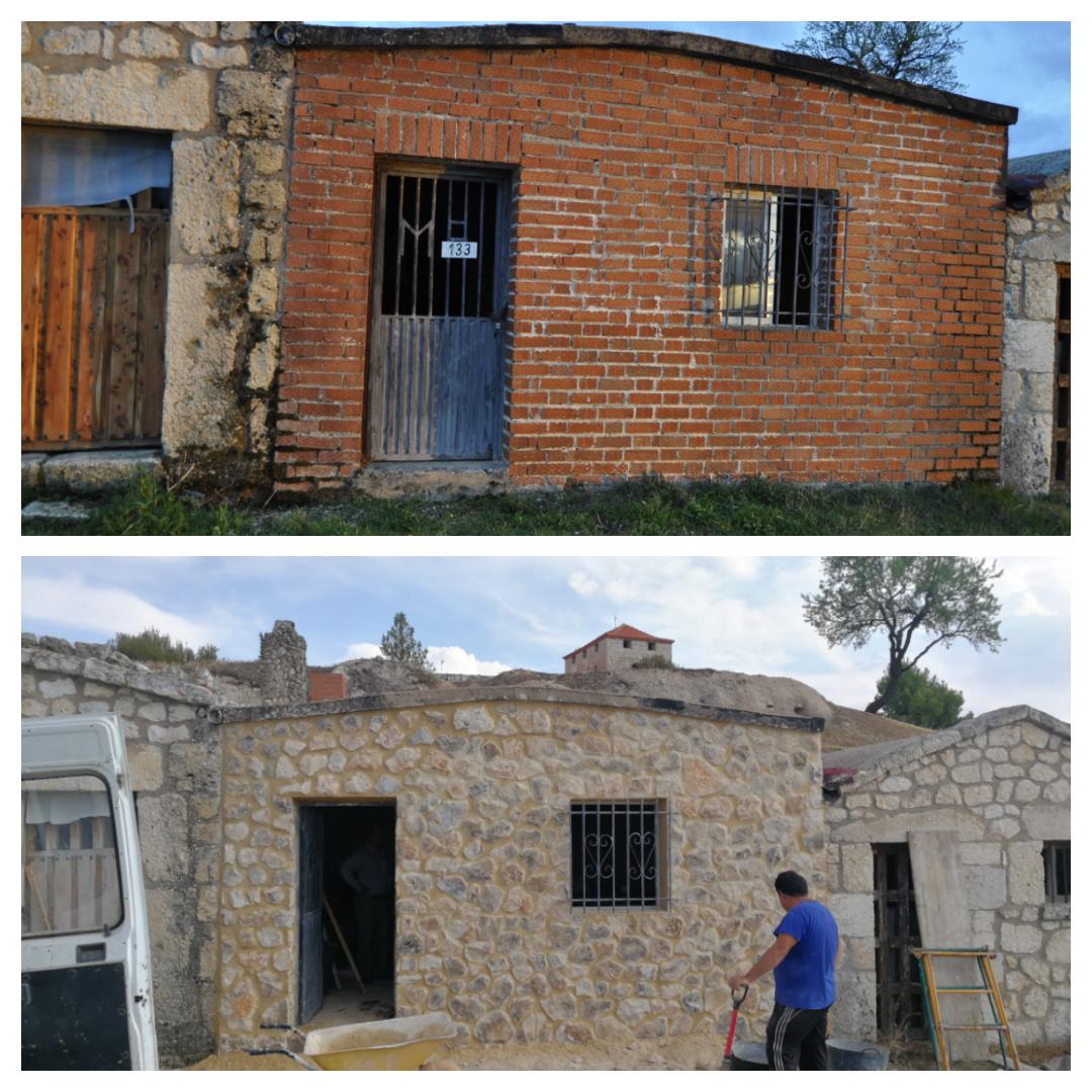 bodegasMoradill's tweet photo. El antes y el ahora de este merendero que se adapta a las características estéticas de nuestro #barriodebodegas de #ElCotarro Mil gracias por éste esfuerzo común. https://t.co/4yBcxFEGhh