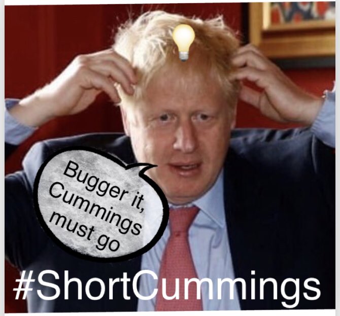 hamishjohnhenry's tweet photo. @fascinatorfun @seanjonesqc #ShortCummings damage to the country #CummingsMustGo 
#MajorityOfOne #NoMandate 
#TheyAreOnToUs 
#LightbulbMoment 
#StopTheCoup 
#StopBrexit #FBPE #RevokeA50 @ValeforEurope @snb19692 @BrexitBin @VeroVero777 @FFbpe @Ferretgrove @Sally_CF71 @SaliDavies @ChrisHa33342711 https://t.co/tV42NT92WI