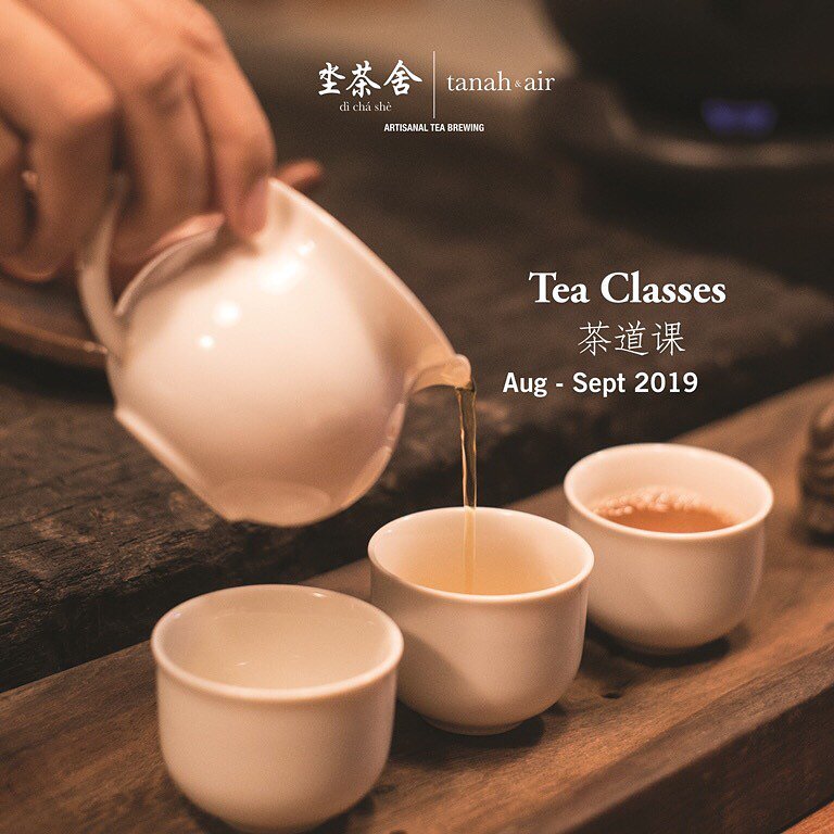 Tearoom jiejie offer tea classes this month! https://www.facebook.com/tanahdanair/ 