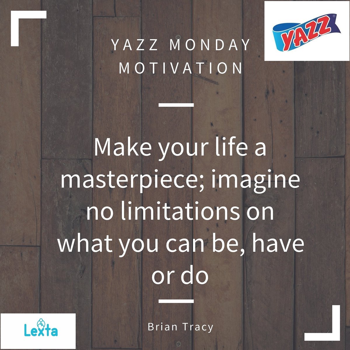 lextaghana's tweet photo. Yazz Monday Motivation!
Make your life a masterpiece; imagine no limitations on what you can be, have or do.
~ Brian Tracy
#LextaGhana #Lexta #LextaYazz #Yazz #Yazzproducts #YazzSeptember #September #HappyNewMonth #Mondaymotivation #Monday #CitiCBS #JoySMS https://t.co/ipSit2jzGv
