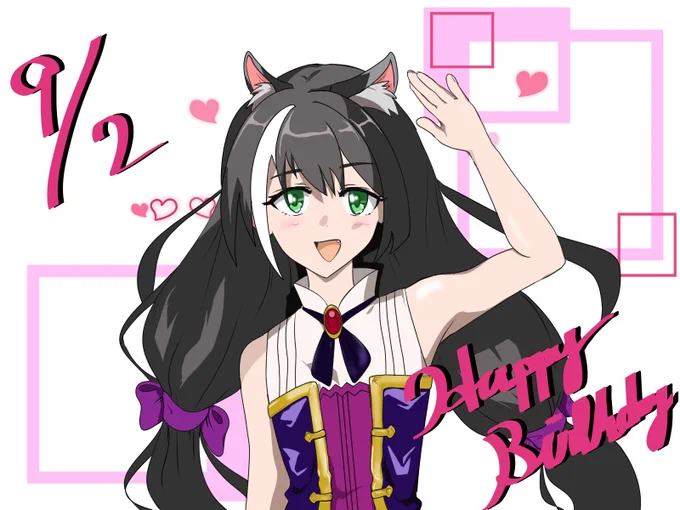 キャルちゃんおめでとう!! やっぱり笑顔が一番 #プリコネR #キャル誕生日
