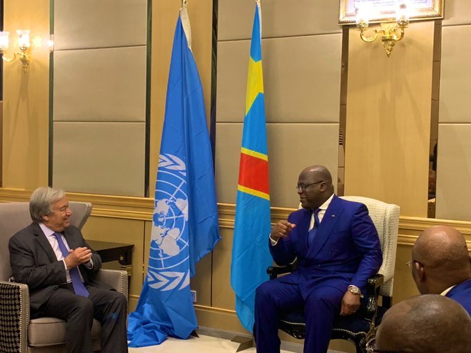 radiookapi's tweet photo. Pour Antonio Guterres, « Il y a un vent d’espoir qui souffle en RDC »
https://t.co/RY11KsLDhW https://t.co/UeCtCRuIy4