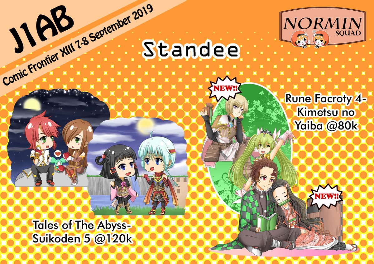 gizelle_chan's tweet photo. (1/3)
RT is appreciated!
my catalogue for #CFXIII
pls come to J1AB <3 thank you https://t.co/SECjJ5wQcU