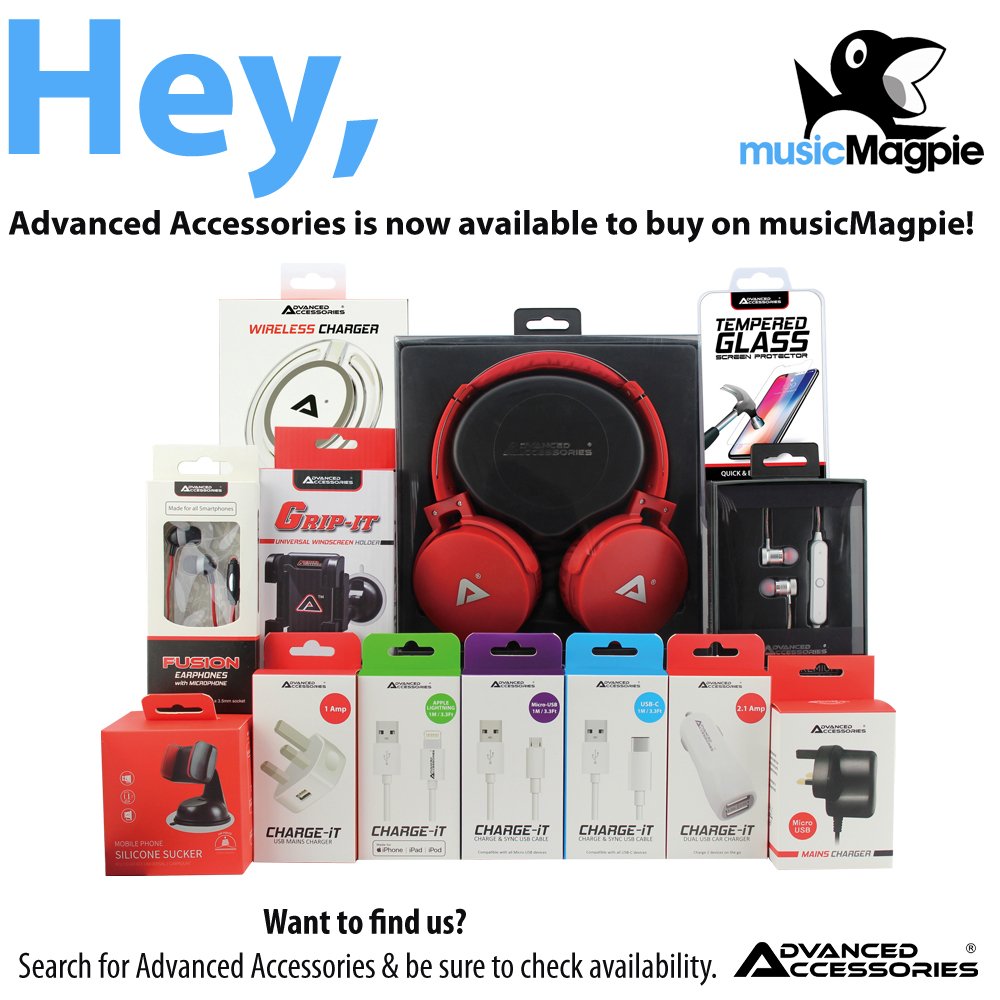 AdvancedAccess1's tweet photo. Hey, 
We are now available to buy on musicMagpie!

https://t.co/Zn0ALFWxdi Check it out!

#onlineshopping
#newtomarket
#tech
#techaccessories
#electronics
#technology
#cables
#power
#charger https://t.co/2vRPpncXrD