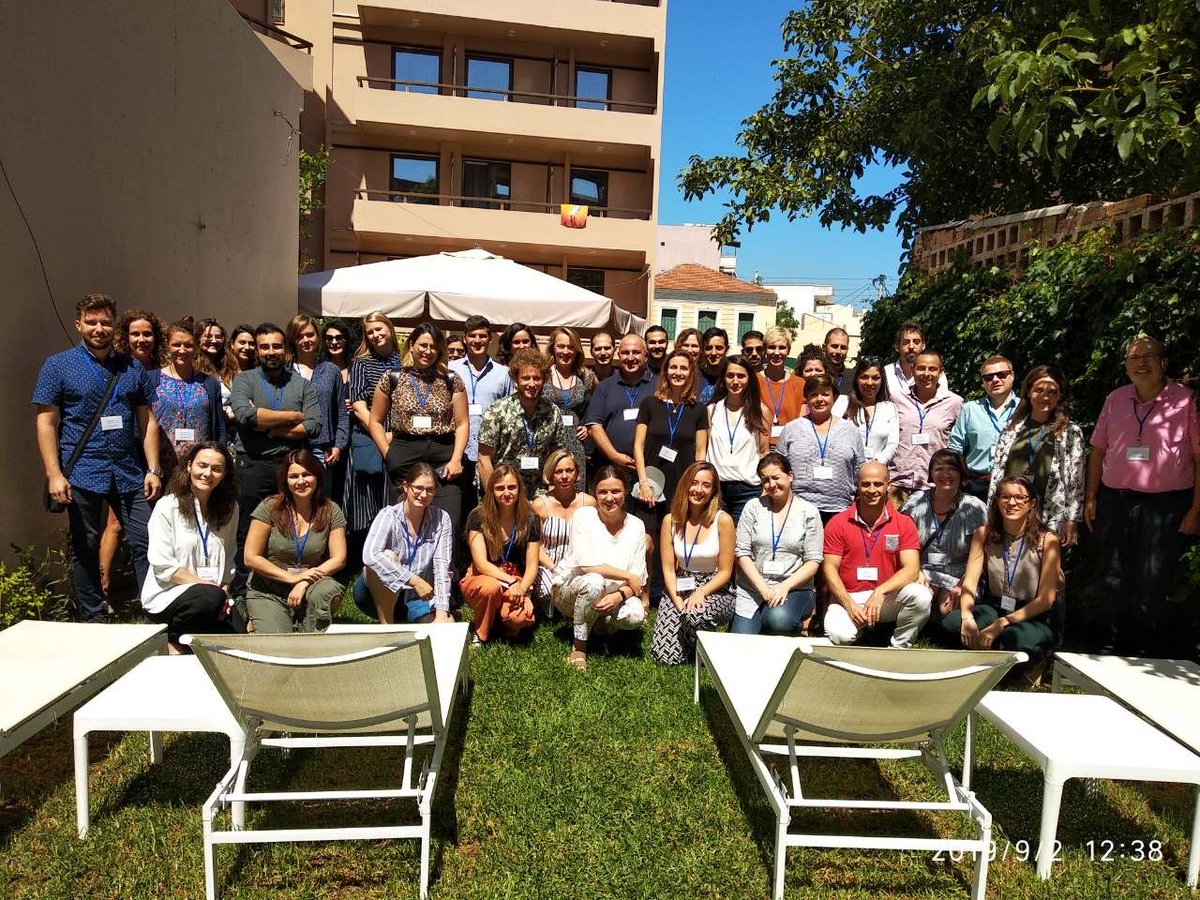 We're having a great ThinkNature summer school in Crete! Inspiring to see so many people working on #naturebasedsolutions