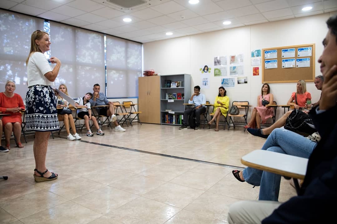 EmilioSanchezBn's tweet photo. #NewSeason 
Nice day for an amazing Campus Tour delivering by our staff.
#20yearsAsc
#OrientationDay #newdreams
@SanchezCasal 
 @ESISchoolBCN https://t.co/UdEq2wXr7q