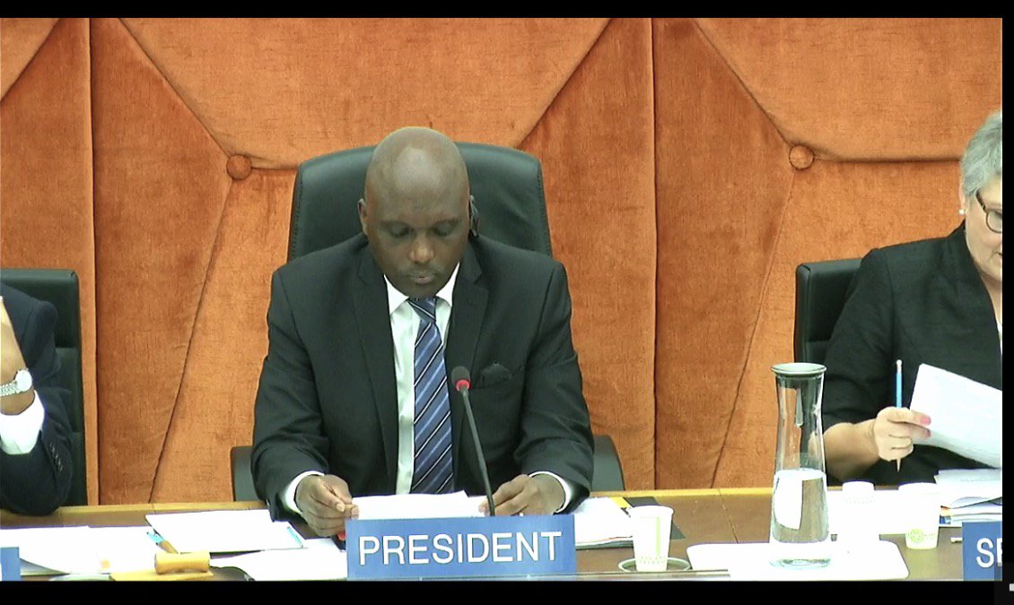 Mercykains's tweet photo. The Registrar General, Uganda Registration Services Bureau elected the President of the WIPO Advisory Committee on Enforcement. Congratulations @BemanyaT for making history as the first ever President from Uganda. @URSBHQ @GCICUganda @StKyamutetera @skaheru https://t.co/1NJ3Zdulgi