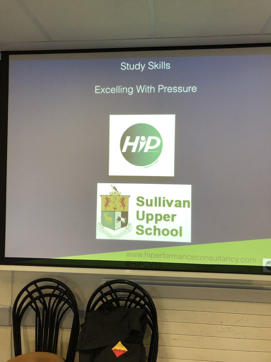 HIPpsychology's tweet photo. A brilliant morning with 160, year 12s in Sullivan Upper, Holywood. The students learnt new evidence-based strategies, with lots of laughs within the room. #HIPpostprimary #Studyskills #Excellingwithpressure #HelpingImprovePerformance https://t.co/4JP6zelPHN