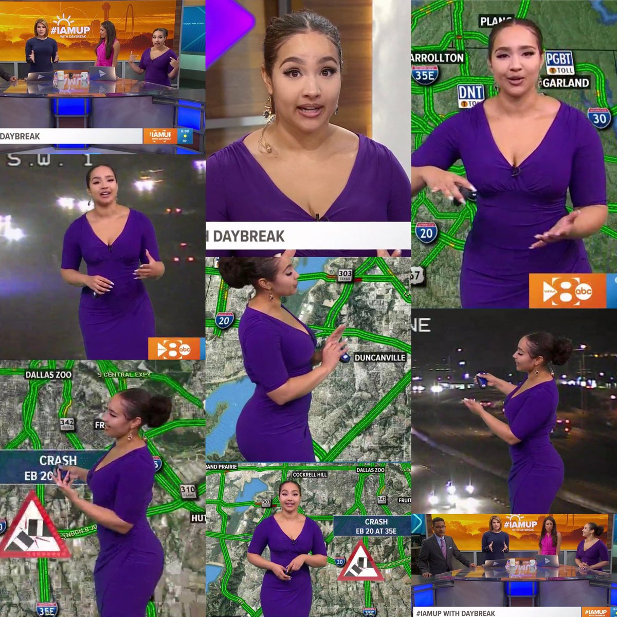 Maj_Catastrophe's tweet photo. Good Monday morning @DemetriaObilor I know that it sucks having to be at work on a holiday. But I hope that don’t feel like it’s all for nothing. You’re not the only one who needs to get up & about #iamup😍 #PulchritudinousInPurple💜 #TrafficBae🚦 #MissFashionista💁🏻♀️ https://t.co/gakYQbmfeQ