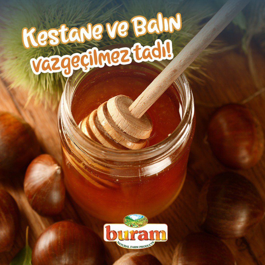 Kestane ve balı karıştırdık, sofralarınız için vazgeçilmeyecek bir tat yarattık. Siz de deneyin 😋🍯🌰
.
Wir haben die Maronen und den Honig miteinander vereint und einen unverzichtbaren Geschmack entdeckt. Probieren lohnt sich 😋🍯🌰
#burambal #ıhlamur #organikbal #bal #germany