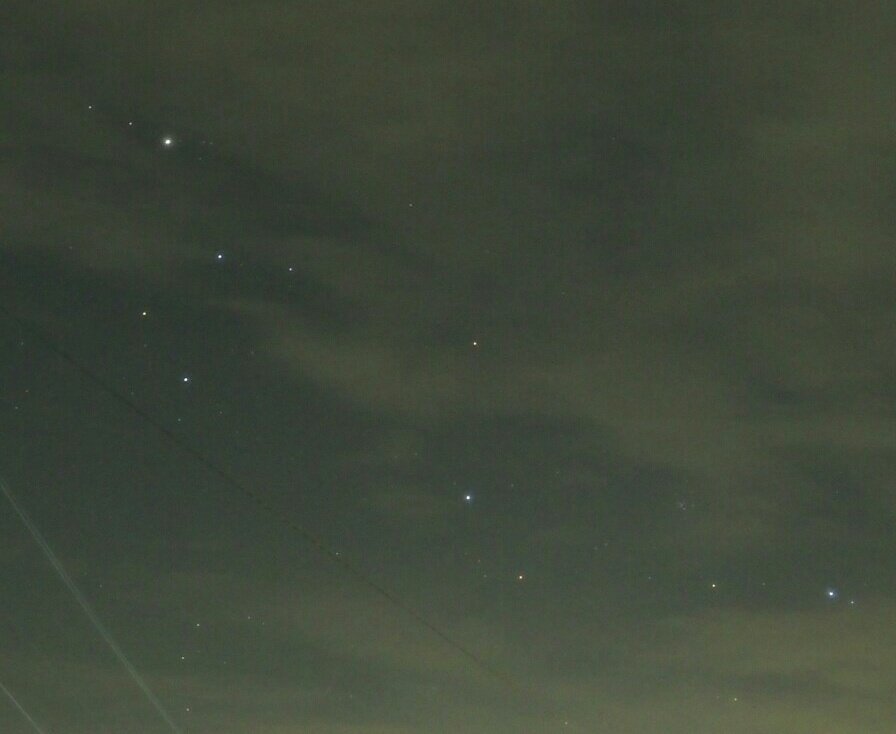 ট ইট র Noriko 曇り空からでも届いた 明るい星の光 南斗六星と土星 蠍の２つの釣針 イマソラ 星空 いて座 シャウラ レサト