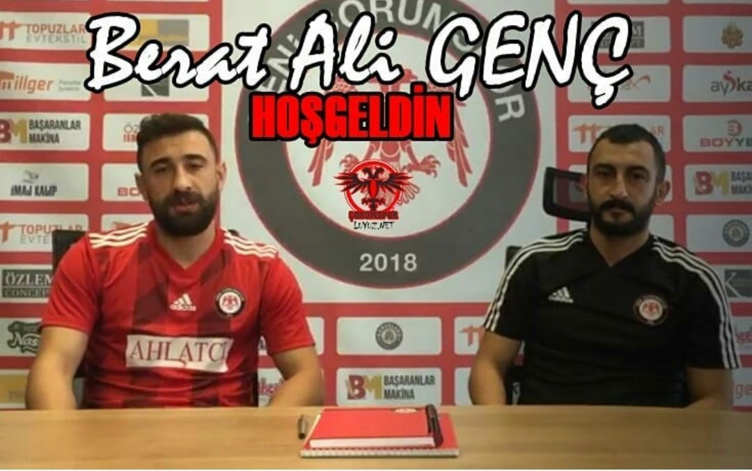 GencHititler06's tweet photo. Transfer döneminin bitmesine saatler kala Çorumsporumuzdan Berat Ali Genç sürprizi..
Hoşgeldin Berat Ali ! https://t.co/3CAT17jS74