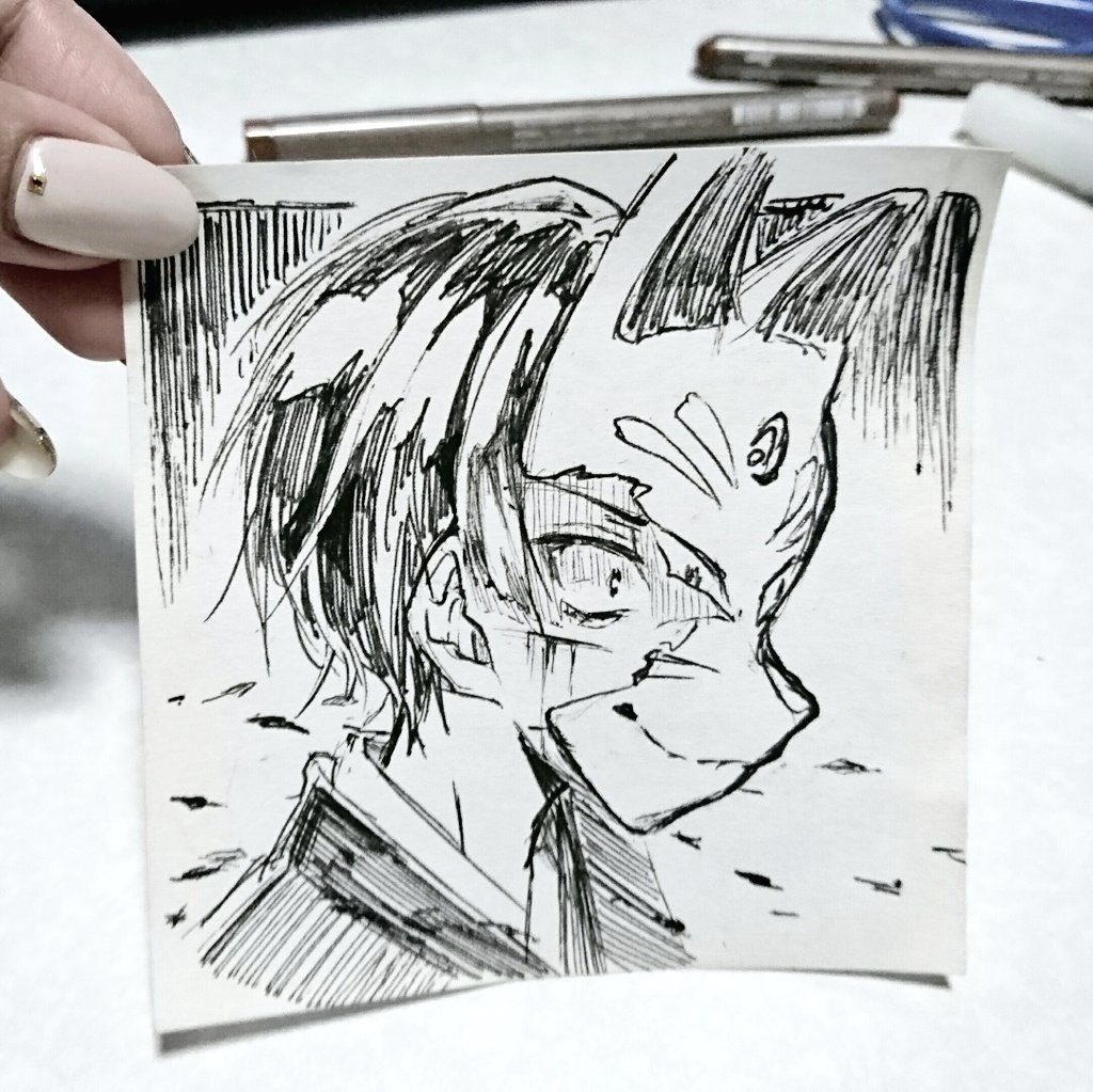 店が暇な時に描いたやつ 