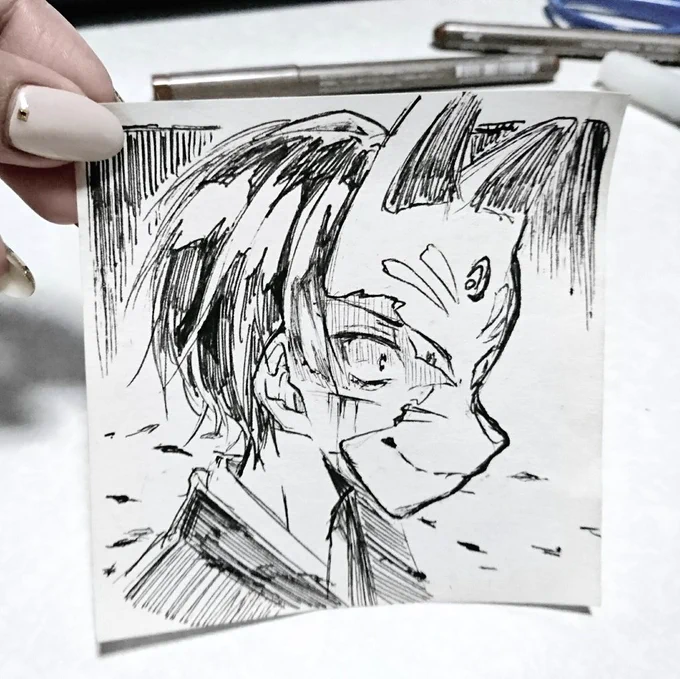 店が暇な時に描いたやつ 
