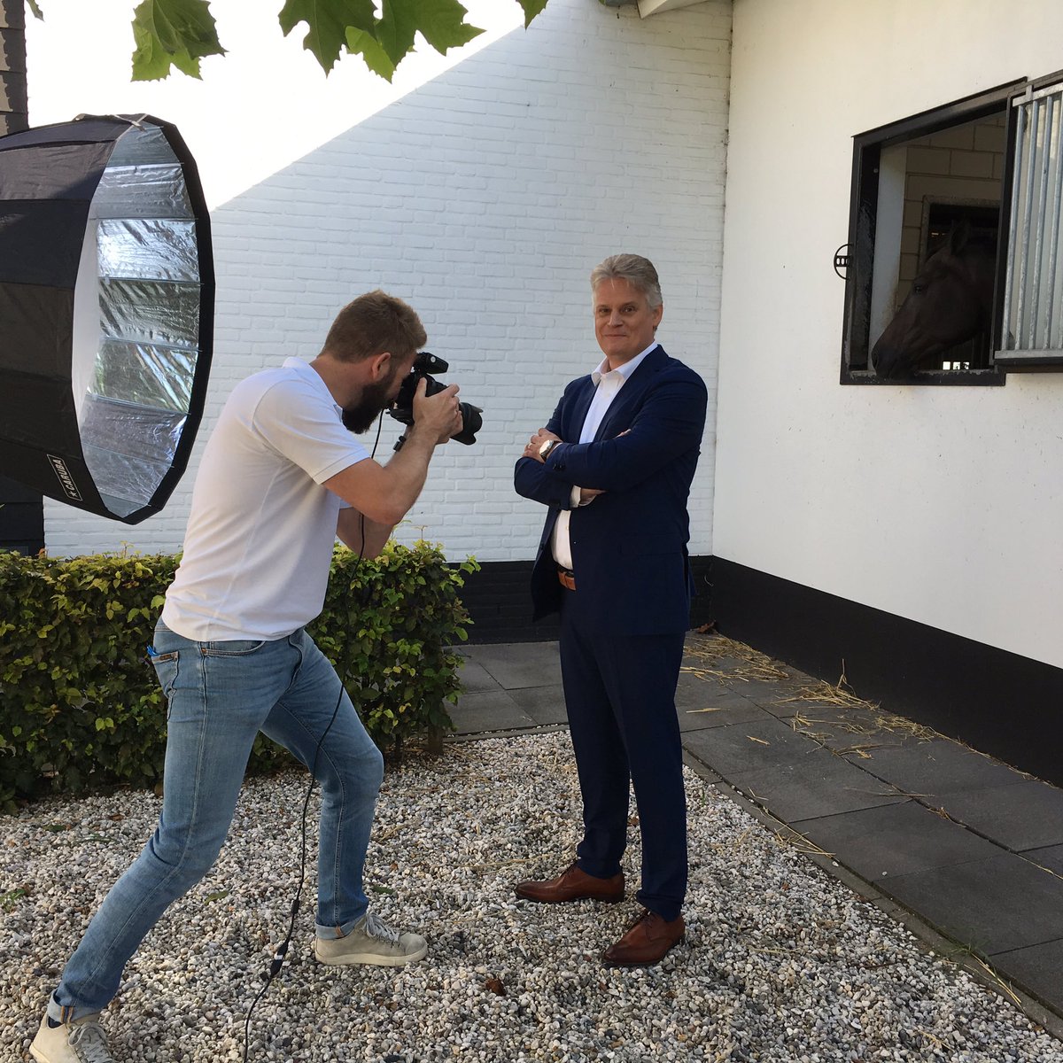 Olivier modeshoot vandaag op een hele bijzondere locatie! :-)