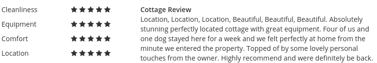 BrixhamTQ5's tweet photo. Yay! Another 5* review from one of our lovely guests! Still have availability in October &amp; November if you fancy an Autumn break? https://t.co/xaskpDXT5h #BroadstepsCottage #staycation #homefromhome #petfriendly #romanticbreaks #bythesea #Brixham https://t.co/QgIG9b8ip6