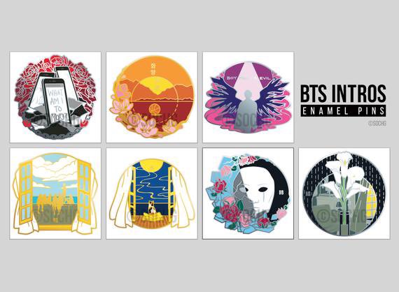 miniekoook's tweet photo. hello beautiful people! enter to win your choice of bts intro song based enamel pins! 💜

rules:
1. must be following 
2. like &amp; retweet
3. tag a mutual and tell me what ur fave bts intro song is 💜

good luck !! ends in a week !!
#btsgiveaway #btsfreebies https://t.co/cO3SaFPWO3