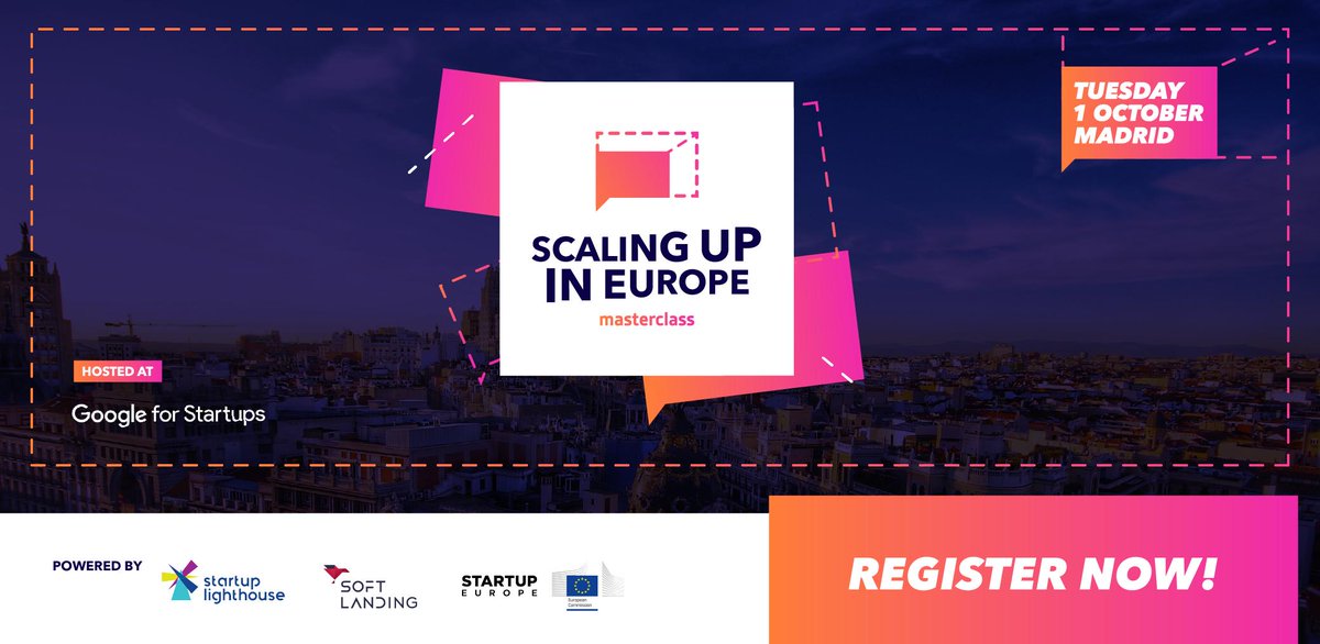 SE_Networks's tweet image. Are you ready to scale?🚀
Join us on 1 October at @GoogleStartups, in #Madrid for an interactive #scalingmasterclass 

Among the speakers is @Krisztina_VT, the President of Startup Europe CEE &amp;amp; Western Balkans Networks

Registration is OPEN!
👉bit.ly/2lyPVyl