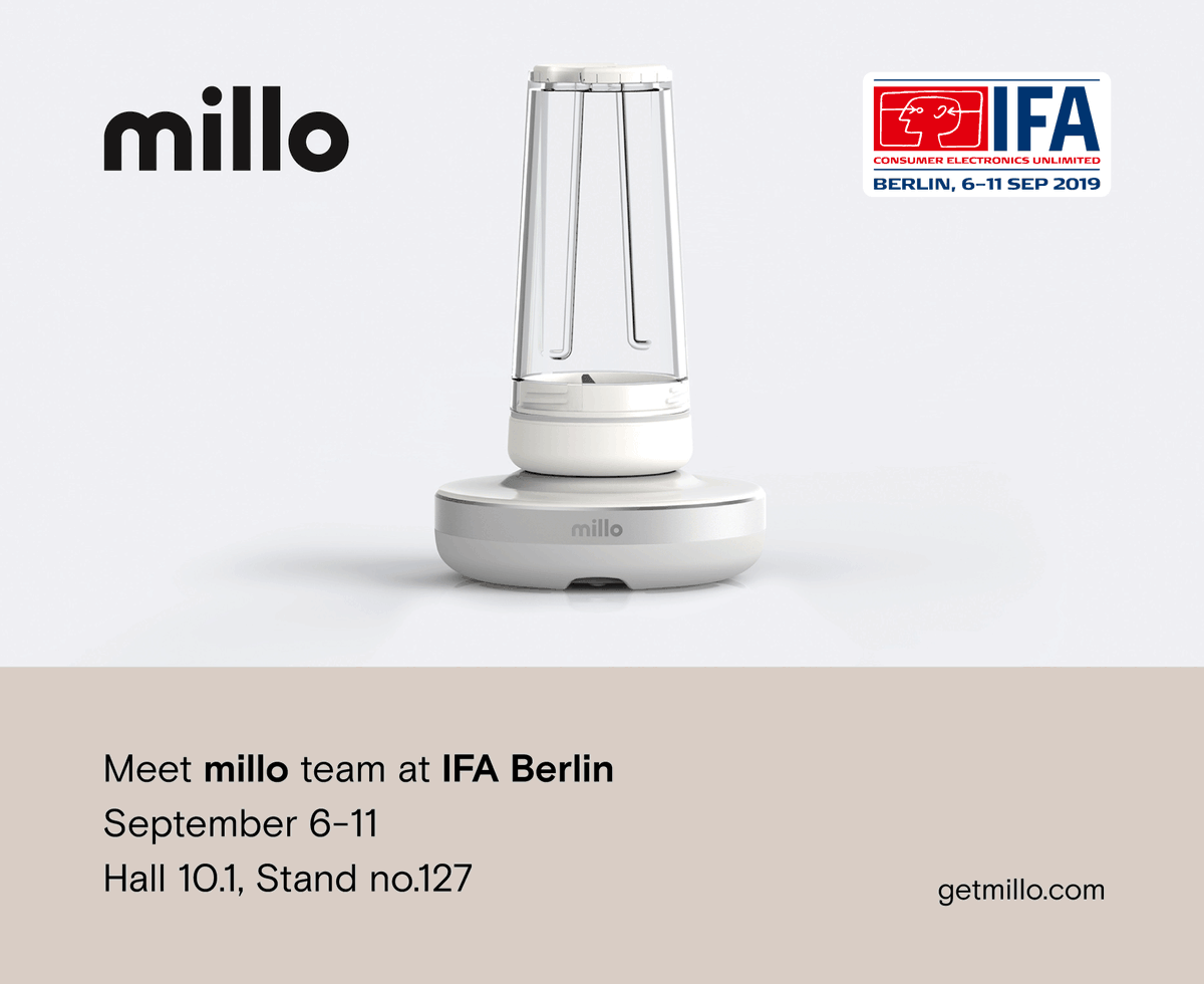 getmillo's tweet photo. Packing to go to Berlin! Come and see MILLO in action at @IFA_Berlin - hall no. 127, stand no. 10.1. 

#ifa #IFA19 #ifa2019 #ifaberlin #getmillo #milloblender #tradeshow #innovation #foodtech #gadgets https://t.co/rJKK6zxrd1