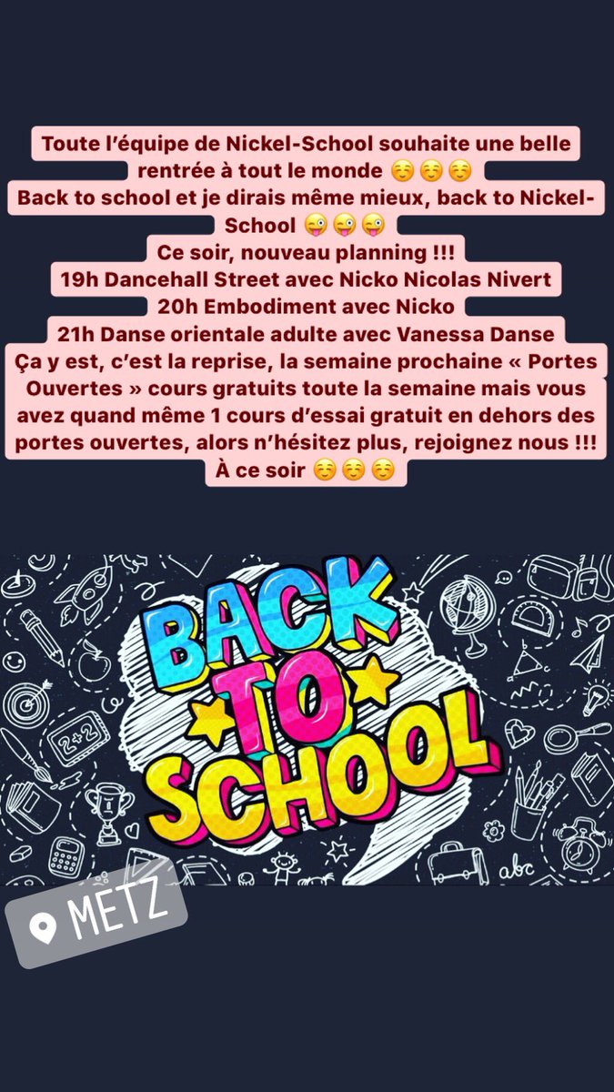 nickel_school's tweet photo. On vous attend 😊😊😊 https://t.co/R1Gv9hn8UE