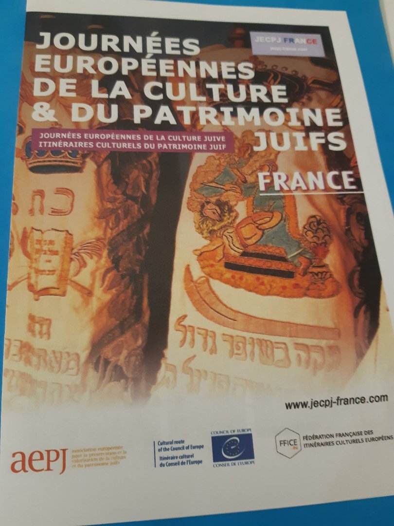 Prefet63's tweet photo. Lancement à Clermont-Ferrand des 20ème journées européennes de la culture et du patrimoine juifs, en présence du grand rabbin Haïm Korsia : valoriser le patrimoine juif, héritage de notre histoire nationale, c'est faire vivre nos valeurs républicaines d'engagement et de partage https://t.co/mqcqDYredl