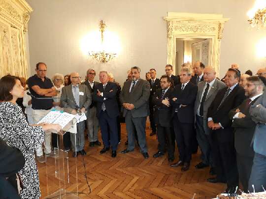 Prefet63's tweet photo. Lancement à Clermont-Ferrand des 20ème journées européennes de la culture et du patrimoine juifs, en présence du grand rabbin Haïm Korsia : valoriser le patrimoine juif, héritage de notre histoire nationale, c'est faire vivre nos valeurs républicaines d'engagement et de partage https://t.co/mqcqDYredl