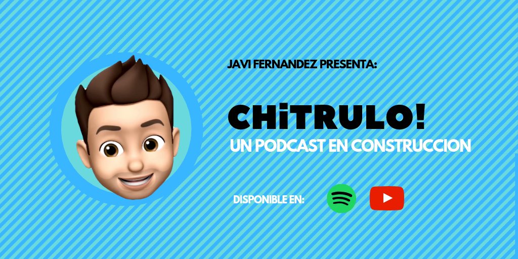 javifernandez's tweet photo. Arrancá el día con una sonrisa 😊
Ya salió el episodio 2 de #Chitrulo, un podcast con algunos de mis personajes de la radio!
Escúchalo en Spotify:
https://t.co/ghksYAa3IQ
O en YouTube:
https://t.co/mJAgclsBhM https://t.co/eDW7OWI0xt