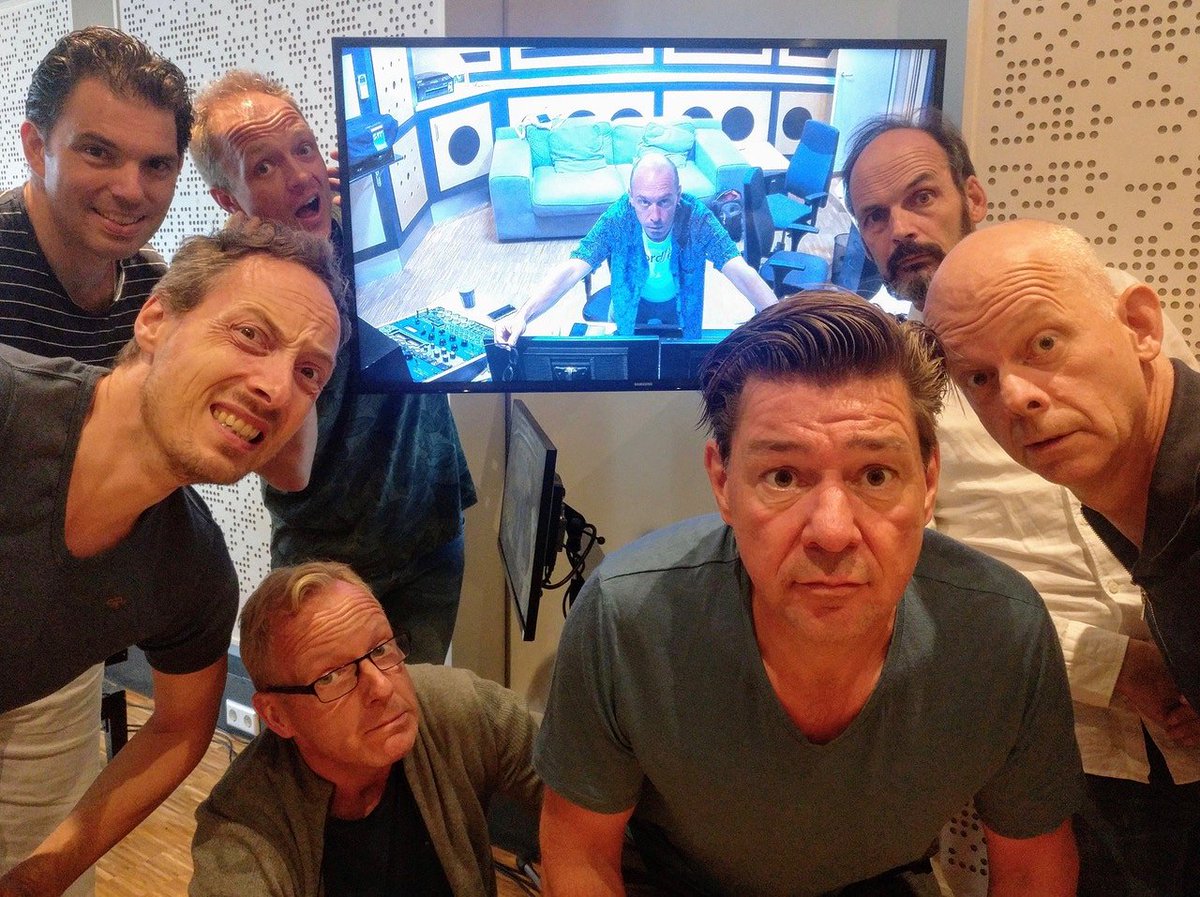 Dag 1. Liedjes opnemen met Mattijs van de Woerd gaat echt prima 
#nieuwecd