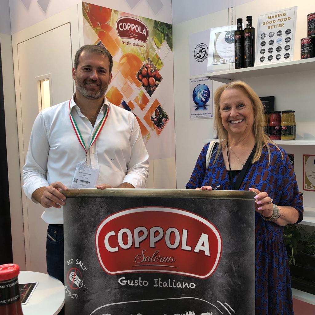 Visiting @coppolafoods on stand 1930C @SpecialityFair #kosher #KLBD #SFFF19