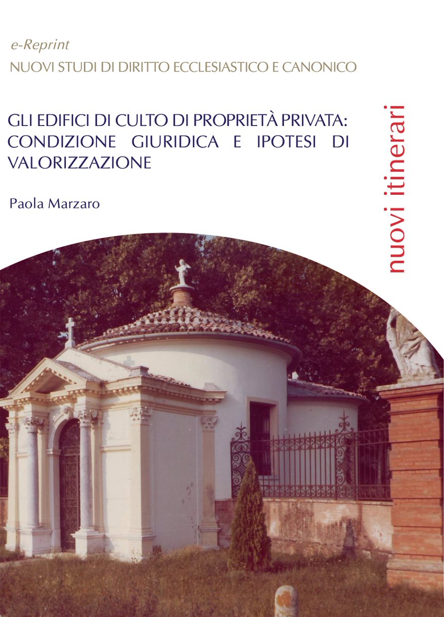 e_Reprint's tweet photo. Per avvio del #CampusIUS11 "Patrimonio culturale di interesse religioso in Italia: religioni, diritto ed economia" @Unicatt #Piacenza 
nella collana
Paola Marzaro, Gli edifici di culto di proprietà privata: condizione giuridica e ipotesi di valorizzazione @libellula_ediz 2017 https://t.co/erCc3PsTho